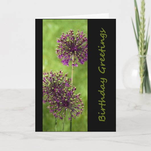 Geburtstagsgrüße Karte (Vorderseite)