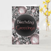 Geburtstagsgrüße Karte (Gelbe Blume)