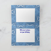 Geburtstagsgrüße - Löwendenkmal, Luzern Karte (Innenseite)