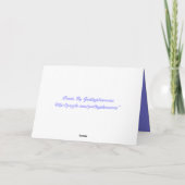 Geburtstagsgrußvon uns allen karte (Rückseite)