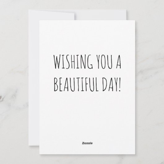 Geburtstagsherz. Feiertagskarte (Rückseite)