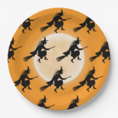 Geburtstagshexe der Kinder Pappteller (Vorderseite)