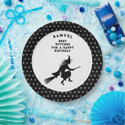 Geburtstagshexe der Kinder Pappteller (Party)