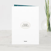 Geburtstagshund mit Sonnenbrille Karte (Rückseite)