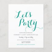 Geburtstagshunde Flyer (Hinten)