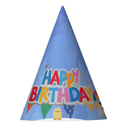 Geburtstagshut Partyhütchen (Vorderseite)