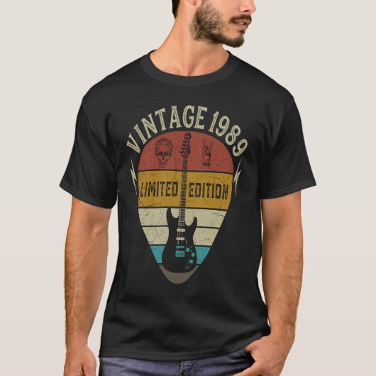 Geburtstagsideen Vintag 1989 T-Shirt (Vorderseite)