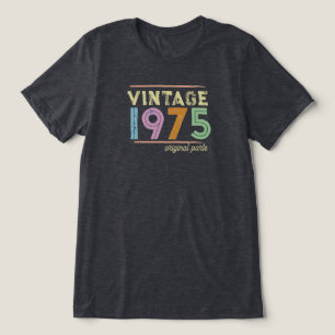 Geburtstagsjahr-Shirt - Vintage mit Originalteilen Tri-Blend Shirt