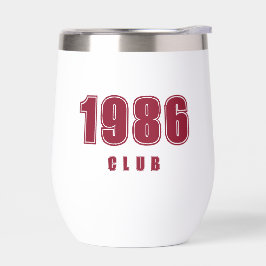 Geburtstagsjahr, Sonderburgund, trendige Typografi