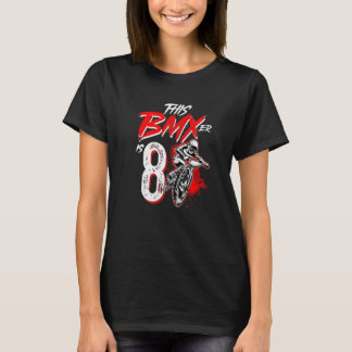 Geburtstagsjunge BMX Geburtstagsparty Dekorationen T-Shirt