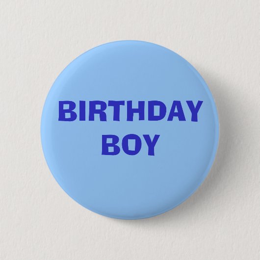 GEBURTSTAGSJUNGE BUTTON (Vorderseite)