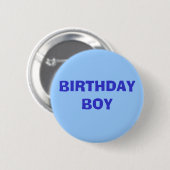 GEBURTSTAGSJUNGE BUTTON (Vorne & Hinten)