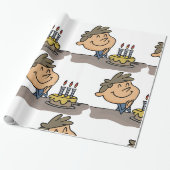 Geburtstagsjunge Geschenkpapier (Ungerollt)