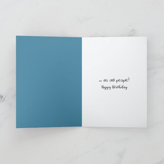 Geburtstagsjunge in Swimsuits Karte (Innenseite)