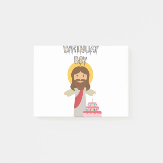 Geburtstagsjunge jesus Weihnachten Post-it Klebezettel (Vorderseite)