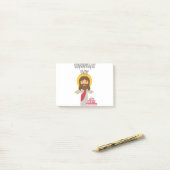 Geburtstagsjunge jesus Weihnachten Post-it Klebezettel (Auf Schreibtisch)