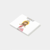Geburtstagsjunge jesus Weihnachten Post-it Klebezettel (angewinkelt)