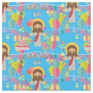 Geburtstagsjunge Jesus Weihnachten Stoff