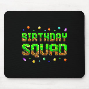 Geburtstagsjunge Kind Geburtstagsmannschaft Gamer Mousepad