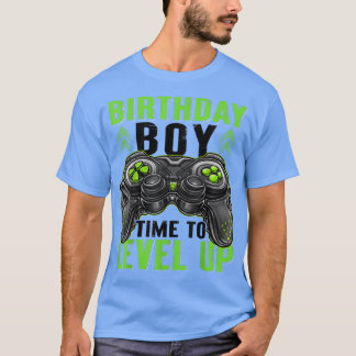 Geburtstagsjunge Zeit für Level Up Gaming Geburtst T-Shirt