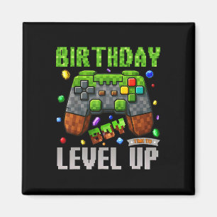 Geburtstagsjunge Zeit, um Pixel-GeburtstagsGamer z Magnet