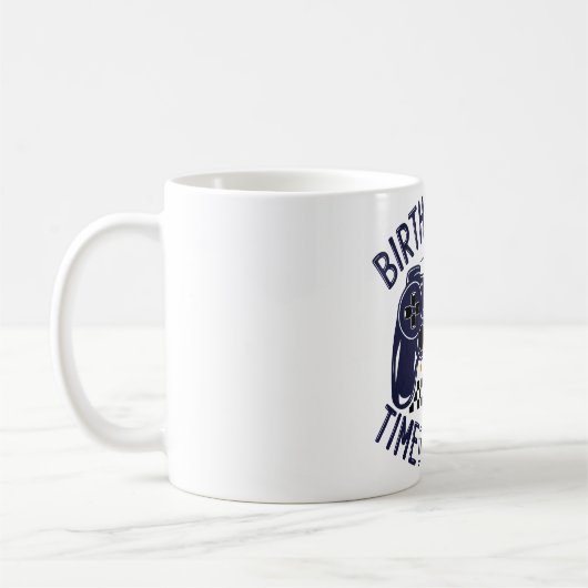 Geburtstagsjunge Zeit zum Levelaufstieg Kaffeetasse (Links)