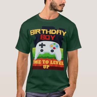 Geburtstagsjunge Zeit zum Levelaufstieg T-Shirt