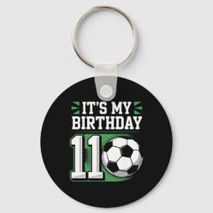 Geburtstagsjungen-Shirts 11 Fußball Es ist mein 11 Schlüsselanhänger