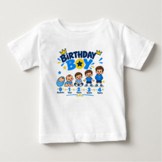 Geburtstagsjungen-T-Shirt für Kleinkinder Baby T-shirt