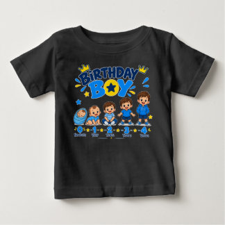 Geburtstagsjungen-Toddler-T-Shirt Baby T-shirt