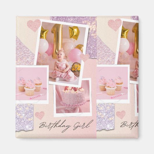 Geburtstagsjungfrau Magnet (Vorne)