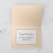 Geburtstagskaffee im Winter Karte (Innenseite)