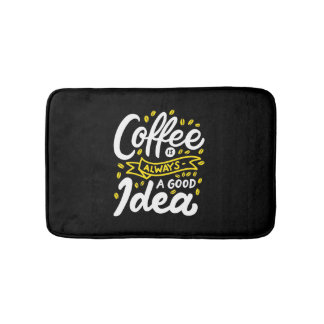 Geburtstagskaffee ist immer eine gute Idee Badematte