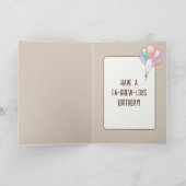 Geburtstagskaffee mit Herz und Stamm Karte (Innenseite)