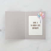 Geburtstagskaffee mit Lächeln Karte (Innenseite)