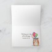 Geburtstagskaffee mit Nelkraut Karte (Innenseite)