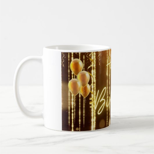 Geburtstagskaffee Tasse / Cup (Links)