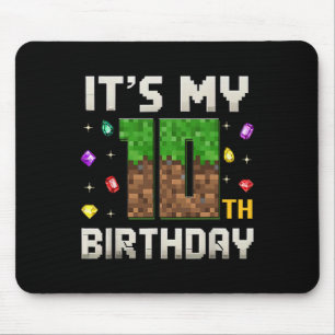 Geburtstagskamerad Es ist mein 10. Geburtstagsvide Mousepad