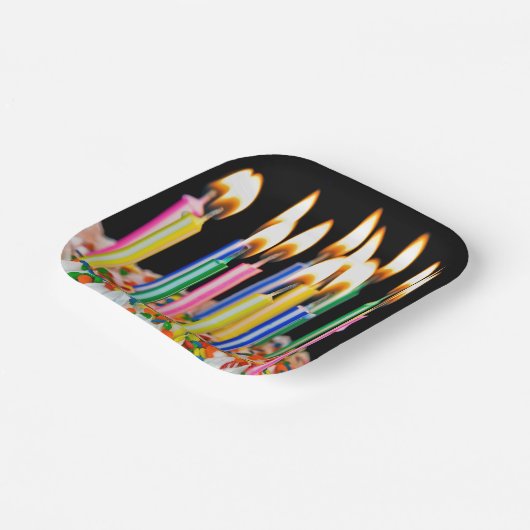 Geburtstagskandale Pappteller (Gewinkelt)