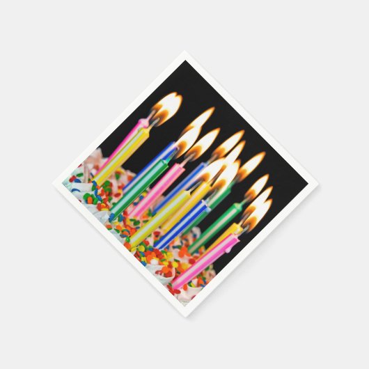 Geburtstagskandale Serviette (Ecke)