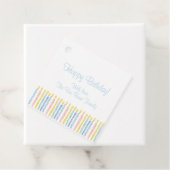 Geburtstagskandle-Geschenk-Tag Geschenkanhänger (Beispiel)