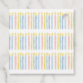 Geburtstagskandle-Geschenk-Tag Geschenkanhänger (Rückseite)