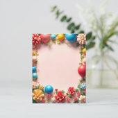 Geburtstagskarte (Stehend Vorderseite)