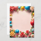 Geburtstagskarte (Vorne/Hinten)