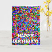 Geburtstagskarte 104 karte (Gelbe Blume)