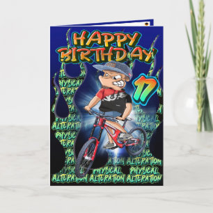 Geburtstagskarte 17 karte