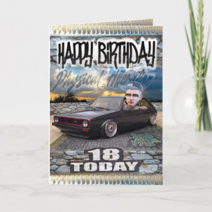 Geburtstagskarte 18 karte