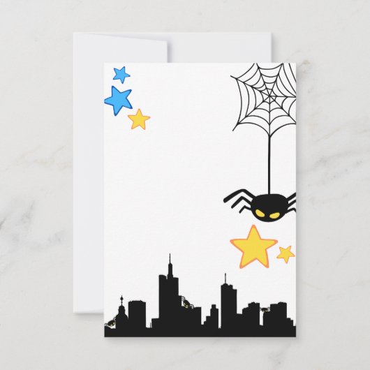 Geburtstagskarte 3 Jahre Einladung (Rückseite)