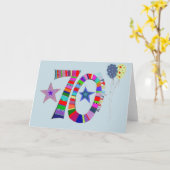 Geburtstagskarte 70. Geburtstagskarte Karte (Gelbe Blume)