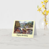 Geburtstagskarte - Andere Karte (Gelbe Blume)